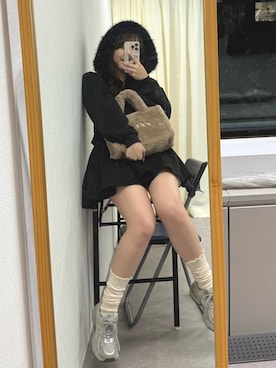 「アイテム（ワンピース/ドレス）」を使った、ちぴさん（レディース・158cm・20代）の秋コーディネート