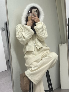 「アイテム（パーカー）」を使った、ちぴさん（レディース・158cm・20代）の秋コーディネート