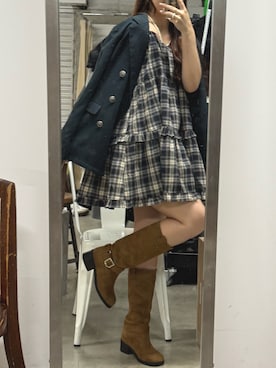 「アイテム（テーラードジャケット）」を使った、ちぴさん（レディース・158cm・20代）の秋コーディネート