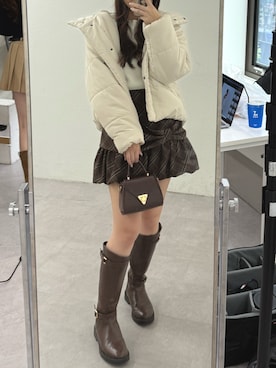 「アイテム（ジャケット/アウター）」を使った、ちぴさん（レディース・158cm・20代）の秋コーディネート