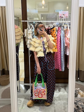 小笠原聖梨那さん（レディース・160cm）の夏コーディネート