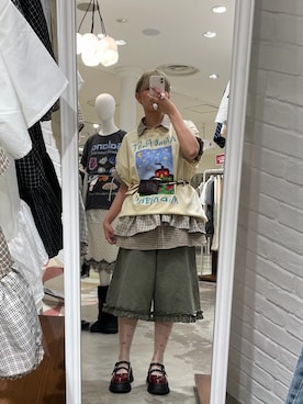 小笠原聖梨那さん(レディース・160cm)の夏コーディネート
