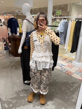 小笠原聖梨那さん(レディース・160cm)の夏コーディネート