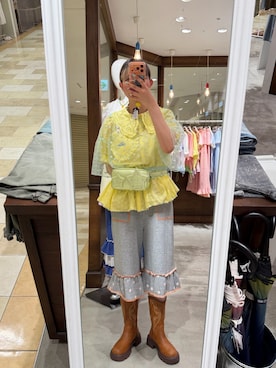 小笠原聖梨那さん（レディース・160cm）の夏コーディネート