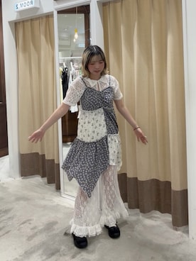 小笠原聖梨那さん(レディース・160cm)の夏コーディネート