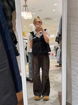 小笠原聖梨那さん(レディース・160cm)の夏コーディネート