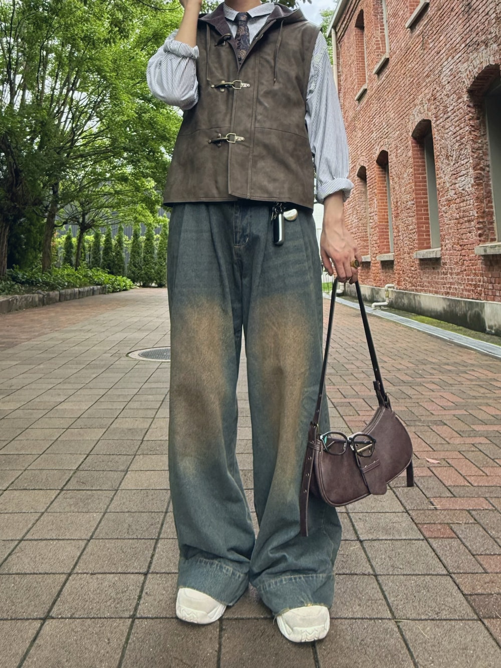 TOTAL PATTERN MULCH HOODIE VEST/トータルパターンマルチフーディー 