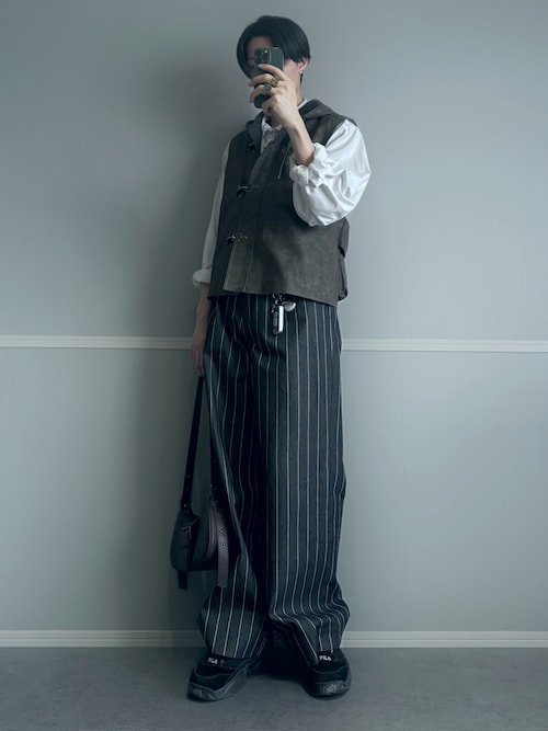 soerte（ソエルテ）の「TOTAL PATTERN MULCH HOODIE VEST