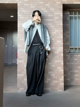 「アイテム（キーケース/キーアクセサリー）」を使った、プチプラのじゅんpuchipurajunさん（メンズ・177cm）の秋コーディネート