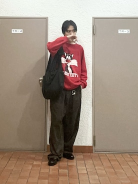 「アイテム（キーケース/キーアクセサリー）」を使った、プチプラのじゅんpuchipurajunさん（メンズ・177cm）の秋コーディネート