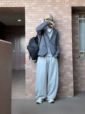 「Chikashitsu +（チカシツプラス）のアイテム」を使った、プチプラのじゅんpuchipurajunさん（メンズ・177cm）の春コーディネート