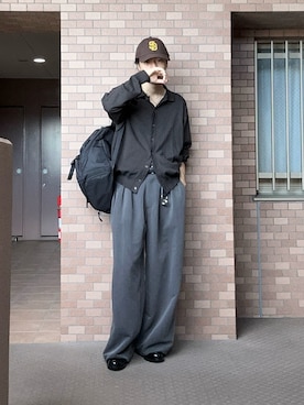 「アイテム（キーケース/キーアクセサリー）」を使った、プチプラのじゅんpuchipurajunさん（メンズ・177cm）の秋コーディネート