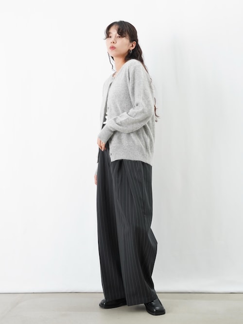 セール】LC/LLL 配色アシメベルトストライプパンツ（その他パンツ