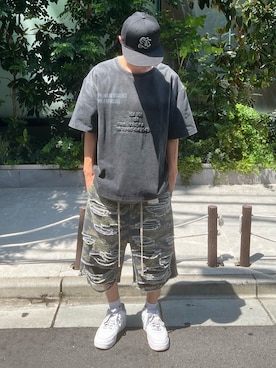 「ショーツスタイル」｜YUITOさん（メンズ・170cm）の夏コーディネート