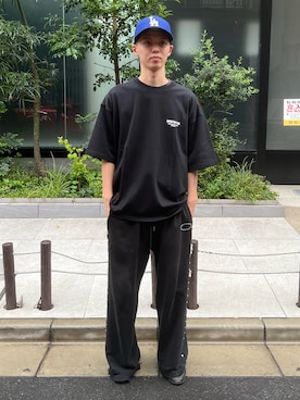 「A4A（エーフォーエー）のアイテム」を使った、YUITOさん（メンズ・170cm）の夏コーディネート