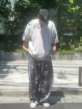 「DANKE SCHON（ダンケシェーン）のアイテム」を使った、YUITOさん（メンズ・170cm）の夏コーディネート
