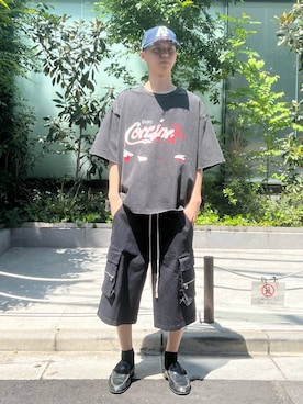 「DANKE SCHON（ダンケシェーン）のアイテム（パンツ）」を使った、YUITOさん（メンズ・170cm）の春コーディネート