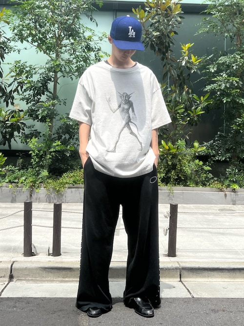 ホワイトランド Tシャツ 黄緑 ラフ カジュアル WHITELAND tシャツ 「WEB＆DEPOT限定」WHITELAND/ホワイトランド