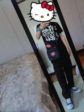 「CONVERSE（コンバース）のアイテム」を使った、Takesiさん（メンズ・171cm）の夏コーディネート