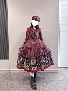 「Angelic Pretty（アンジェリックプリティ）のアイテム」を使った、𝓐.⋆𝜗𝜚さん（レディース・163cm）の春コーディネート
