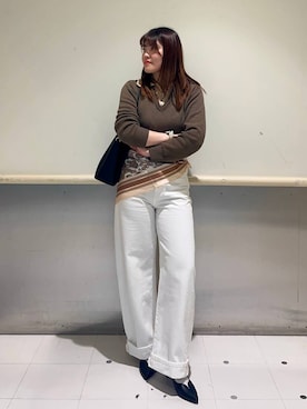 「WA ORiental TRaffic（ダブルエーオリエンタルトラフィック）のアイテム」を使った、azuさん（レディース・170cm）の春コーディネート