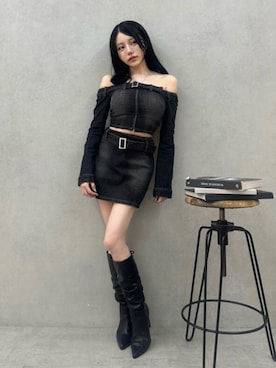 「アイテム（その他トップス）」を使った、NANAKOさん（レディース・153cm）の秋コーディネート