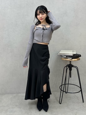 NANAKOさん（レディース・153cm）の冬コーディネート