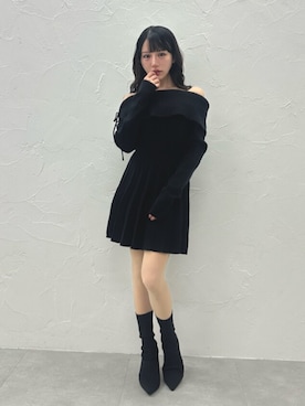 NANAKOさん（レディース・153cm）の冬コーディネート