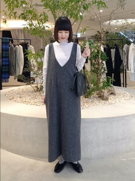 「アイテム（雑貨/ホビー）」を使った、トダカさん（レディース・160cm）の冬コーディネート