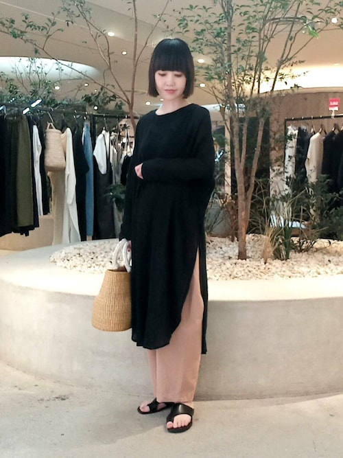 ガーゼロングチュニック