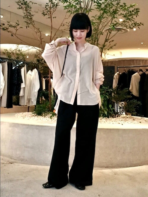 9/28まで出品 かぐれ バックタックワイドシャツ バックタックワイドシャツ（シャツ/ブラウス）｜かぐれ（カグレ