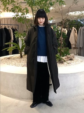 「アイテム（その他アウター）」を使った、トダカさん（レディース・160cm）の冬コーディネート