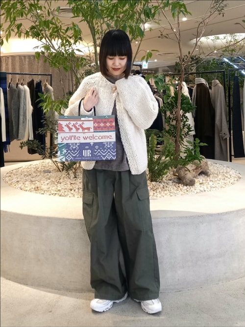 ペルートグルボタンカーディガン（カーディガン/ボレロ）｜かぐれ