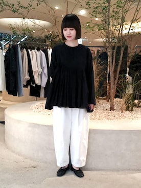 「クロップドパンツ」｜トダカさん（レディース・160cm）の夏コーディネート