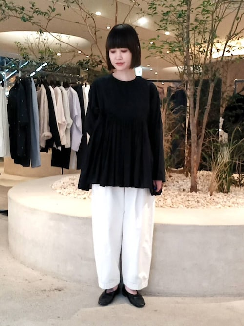 コットンクロップドパンツ