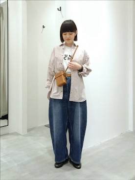 「かぐれ（カグレ）のアイテム」を使った、トダカさん（レディース・160cm）の夏コーディネート