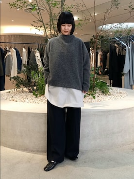 「アイテム（その他トップス）」を使った、トダカさん（レディース・160cm）の秋コーディネート