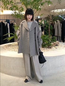 「アイテム（その他雑貨）」を使った、トダカさん（レディース・160cm）の冬コーディネート