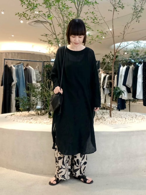 ガーゼロングチュニック