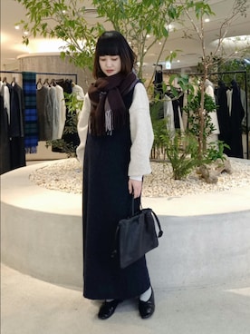 「アイテム（雑貨/ホビー）」を使った、トダカさん（レディース・160cm）の冬コーディネート