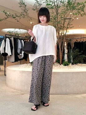 「アイテム（その他トップス）」を使った、nanaさん（レディース・160cm）の夏コーディネート