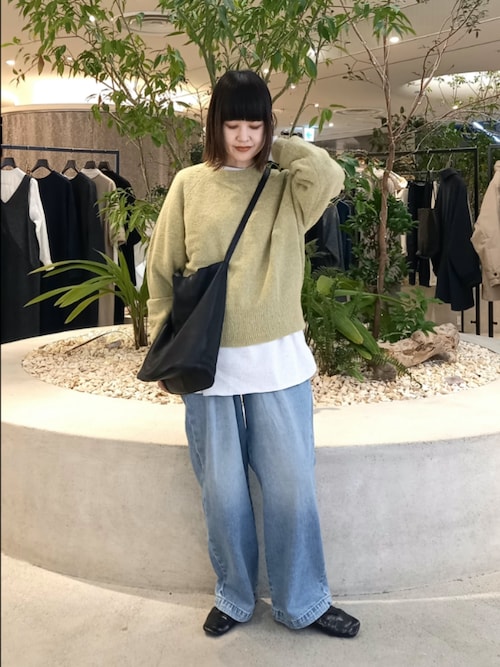 フェードデニムイージーパンツ（デニムパンツ）｜かぐれ（カグレ）の