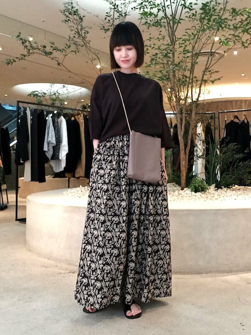 近年モデル✨かぐれ エスニックコットンギャザースカート 総柄 ロングスカート かぐれ（カグレ）の「エスニックコットンギャザースカート