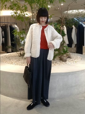 「アイテム（雑貨/ホビー）」を使った、トダカさん（レディース・160cm）の秋コーディネート