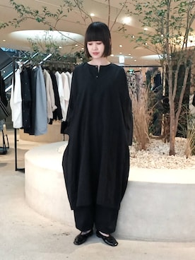 「アイテム（チュニック）」を使った、nanaさん（レディース・160cm）の夏コーディネート