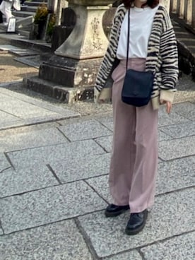 「Dr. Martens（ドクターマーチン）のDr.Martens / ドクターマーチン 1461 3EYE GIBSON SHOE 3ホール ギブソン シューズ ブーツ（ブーツ）」を使った、レディさん（レディース・161cm）の春コーディネート