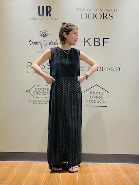 「KBF+」｜「アイテム（ワンピース/ドレス）」を使った、お鶴さん（レディース・153cm）の春コーディネート