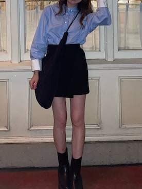 「179/WG（イチナナキュウダブルジー）のアイテム」を使った、ぽさん（レディース・155cm）の冬コーディネート