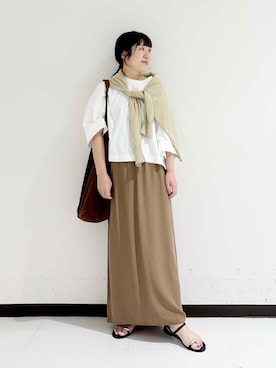 「ママの体型カバー」｜maaamii02さん（レディース・150cm）の夏コーディネート