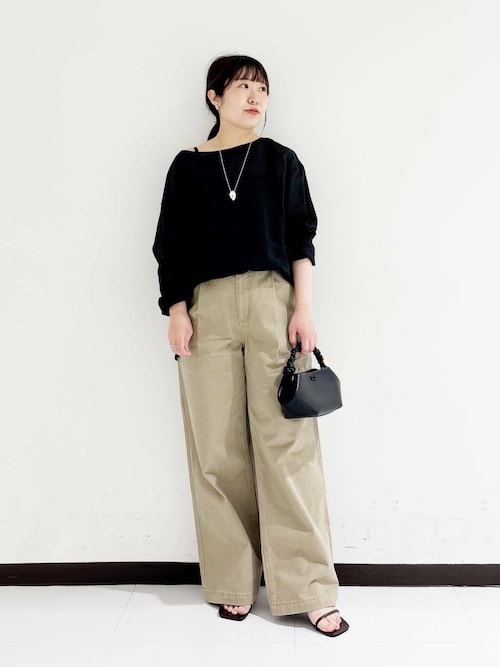 セール】『3サイズ展開』new basic タックワイドチノパンツ